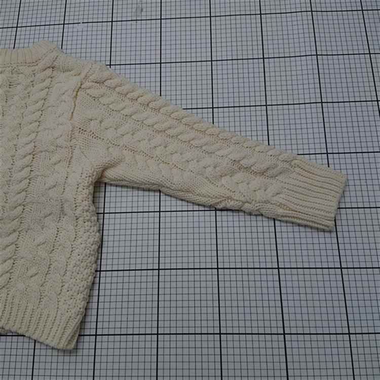 ◇ ⊇ マーブルシュッド marble SUD ケーブル編みニットセーター