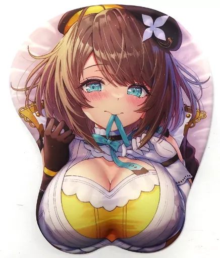マウスパッド 栗駒こまる おっぱいマウスパッド バーチャルYoutuber あおぎり高校 新衣装お披露目