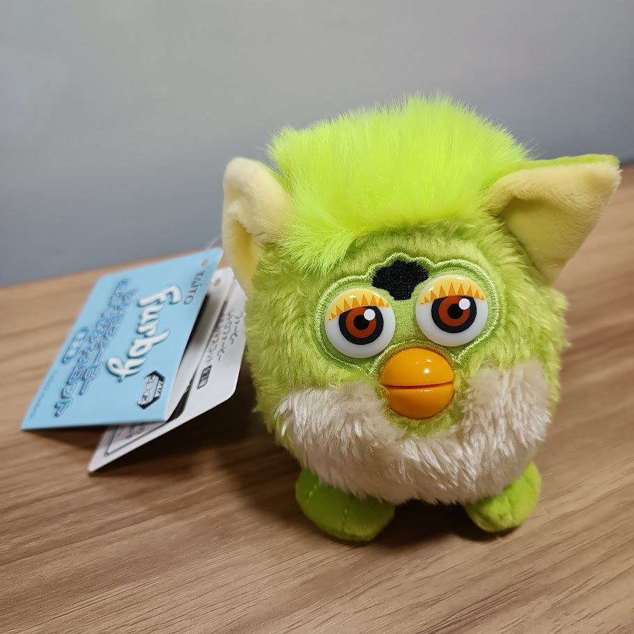 Furby 緑色ぬいぐるみ Furby レトロファービー ぬいぐるみマスコット 緑 - メルカリ