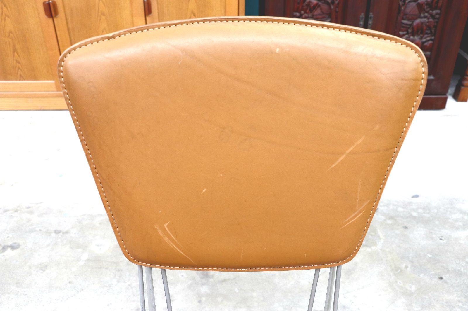 GMIK807A○fasem / ファセム イタリア ビンテージ レザー チェア 革