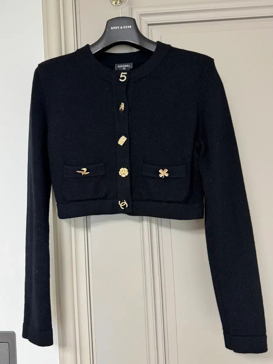 CHANELシャネル　カシミヤボレロカーディガン　34 CHANEL シャネル Prefall 2016 カシミヤカウチン ボレロカーディガン