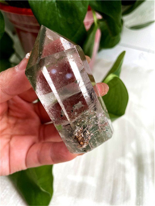 AAA級天然ガーデンクォーツ六角柱YT8P2/101P03A - メルカリ