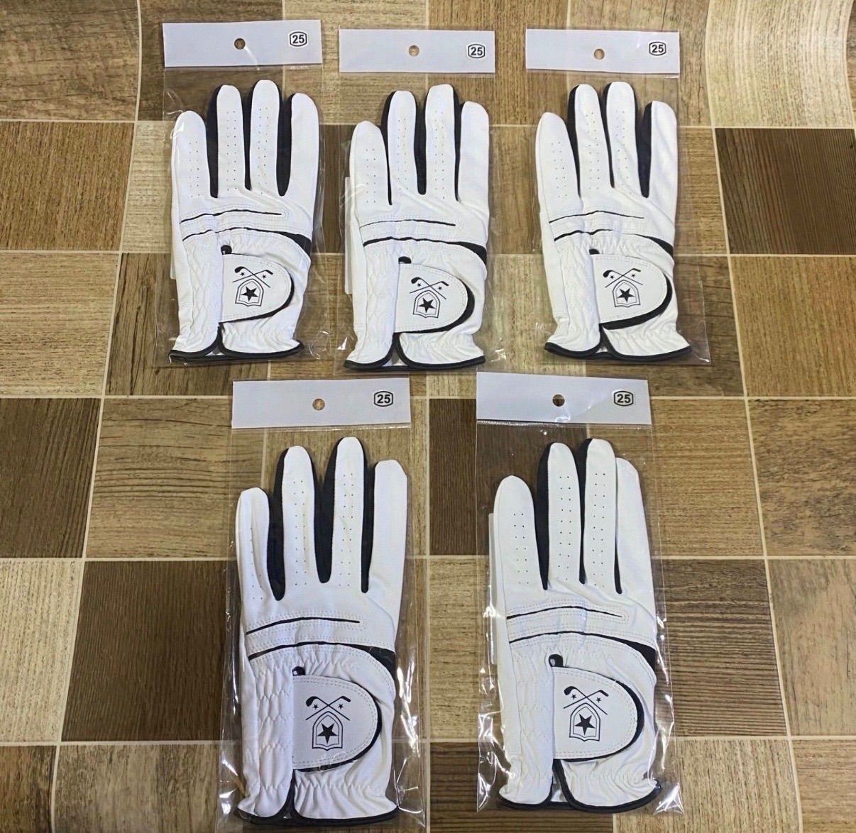 新品未使用 ゴルフ グローブ 25cm 5点セット ブラック - メルカリ