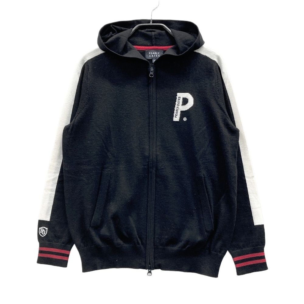 サイズ：0 PEARLY GATES パーリーゲイツ ウール ニットパーカー