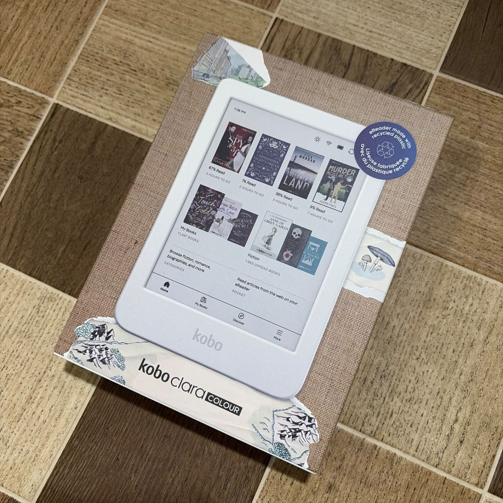 新品未使用 Kobo Clara Colour ホワイト 367-KJ-WH-S-CK [6インチ