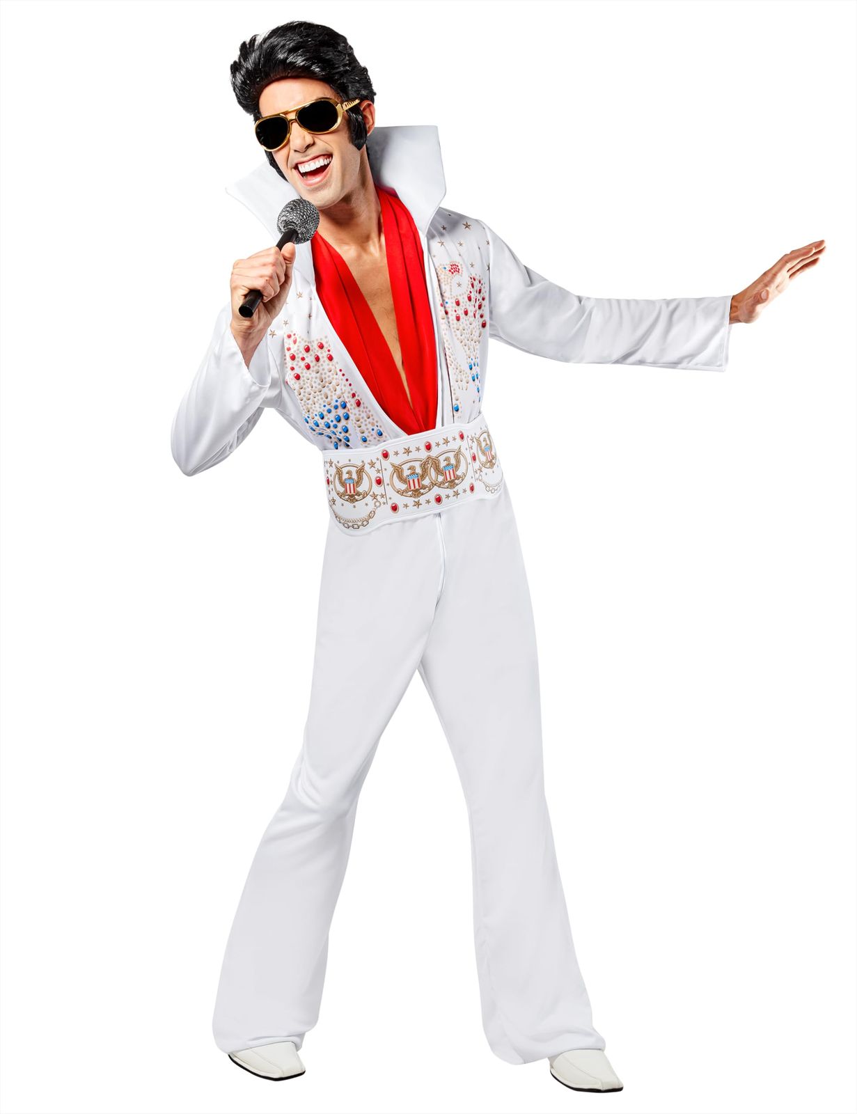 Elvis Adult Costume エルビス大人の衣装は ハロウィンサイズ Small