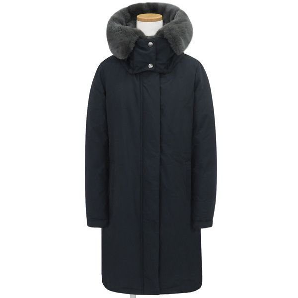美品】WOOLRICH ウールリッチ BOW BRIDGE ボウブリッジ ラビットファー 