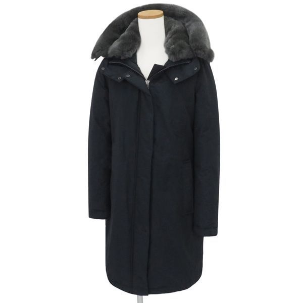 美品】WOOLRICH ウールリッチ BOW BRIDGE ボウブリッジ ラビットファー 