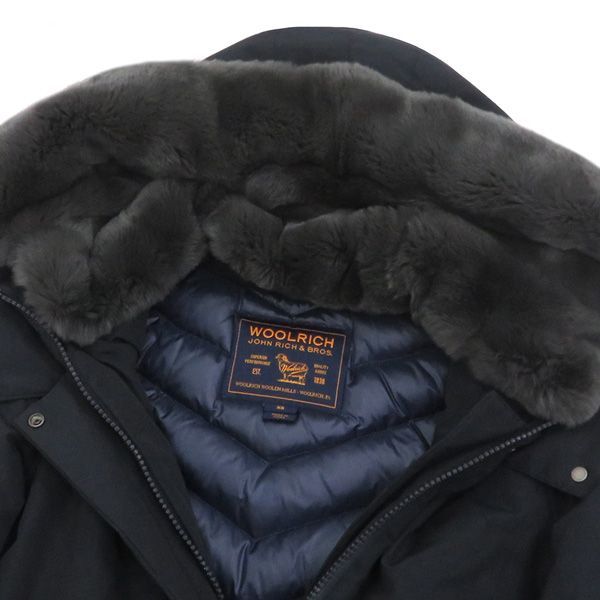 美品】WOOLRICH ウールリッチ BOW BRIDGE ボウブリッジ ラビットファー 