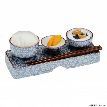 略式仏膳 有田焼 桜小紋ブルー a 1072