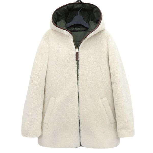 極美品】LRL ラルフローレン Ralph Lauren リバーシブル ボア 中綿