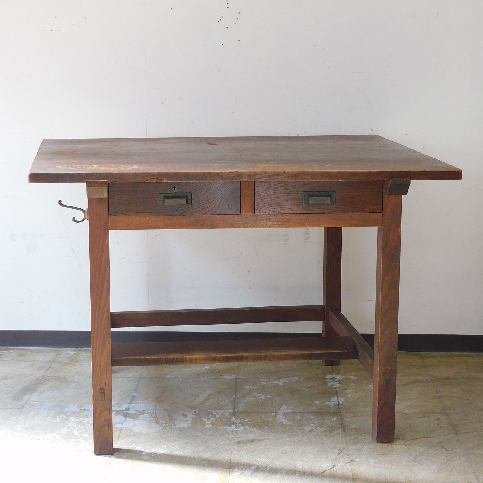 ふるい木味 おおきな机・テーブル HK-a-05831 / アンティーク 古道具