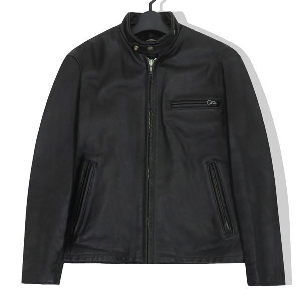 美品 サイズ40】Schott ショット 641 立襟 シングル ライダース ボア 