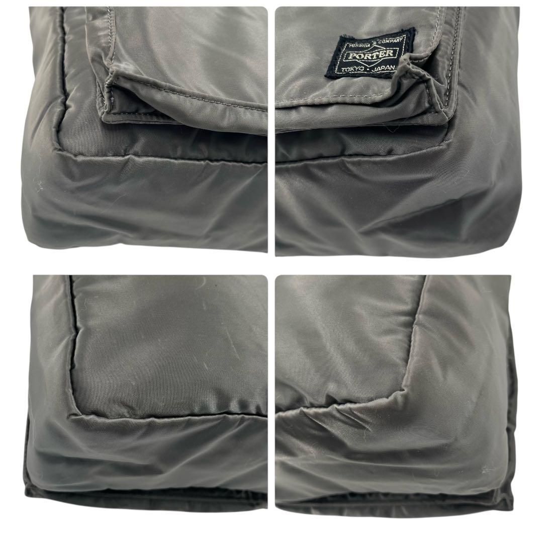 極美品】 ポーター ショルダーバッグ タンカー シルバーグレー 廃盤