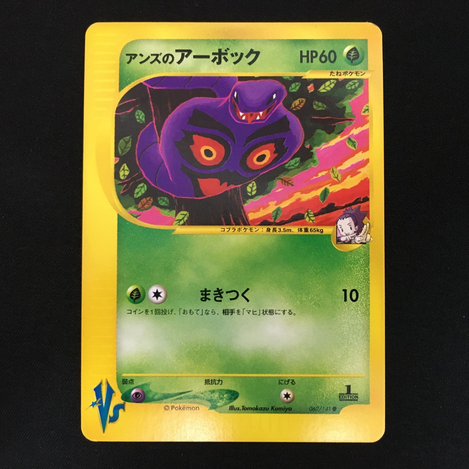 6201048 【極美品】アンズのアーボック VSシリーズ ポケモンカード