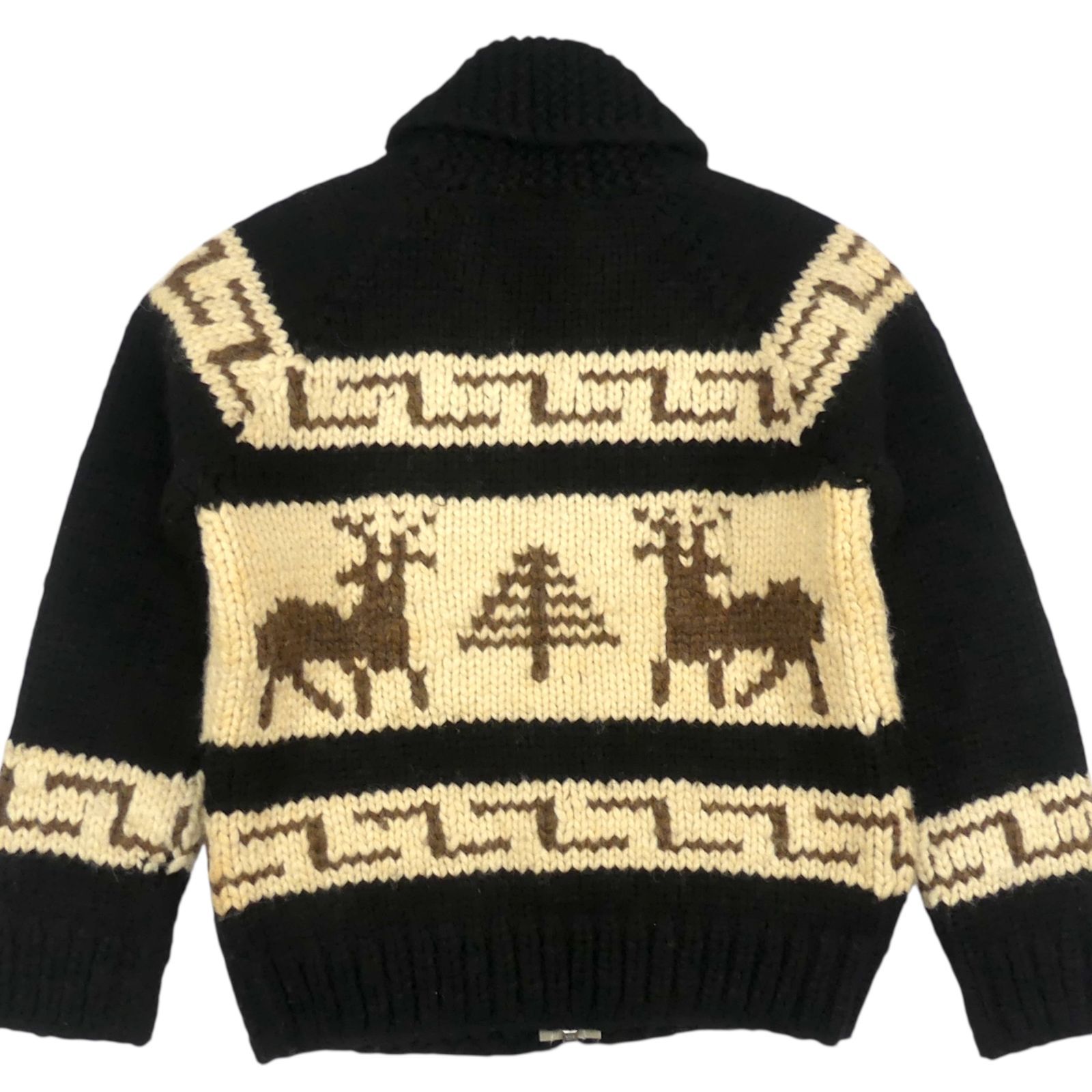 COWICHAN INDIAN カナダ製 INDIANネイティブ柄ジップアップカウチン