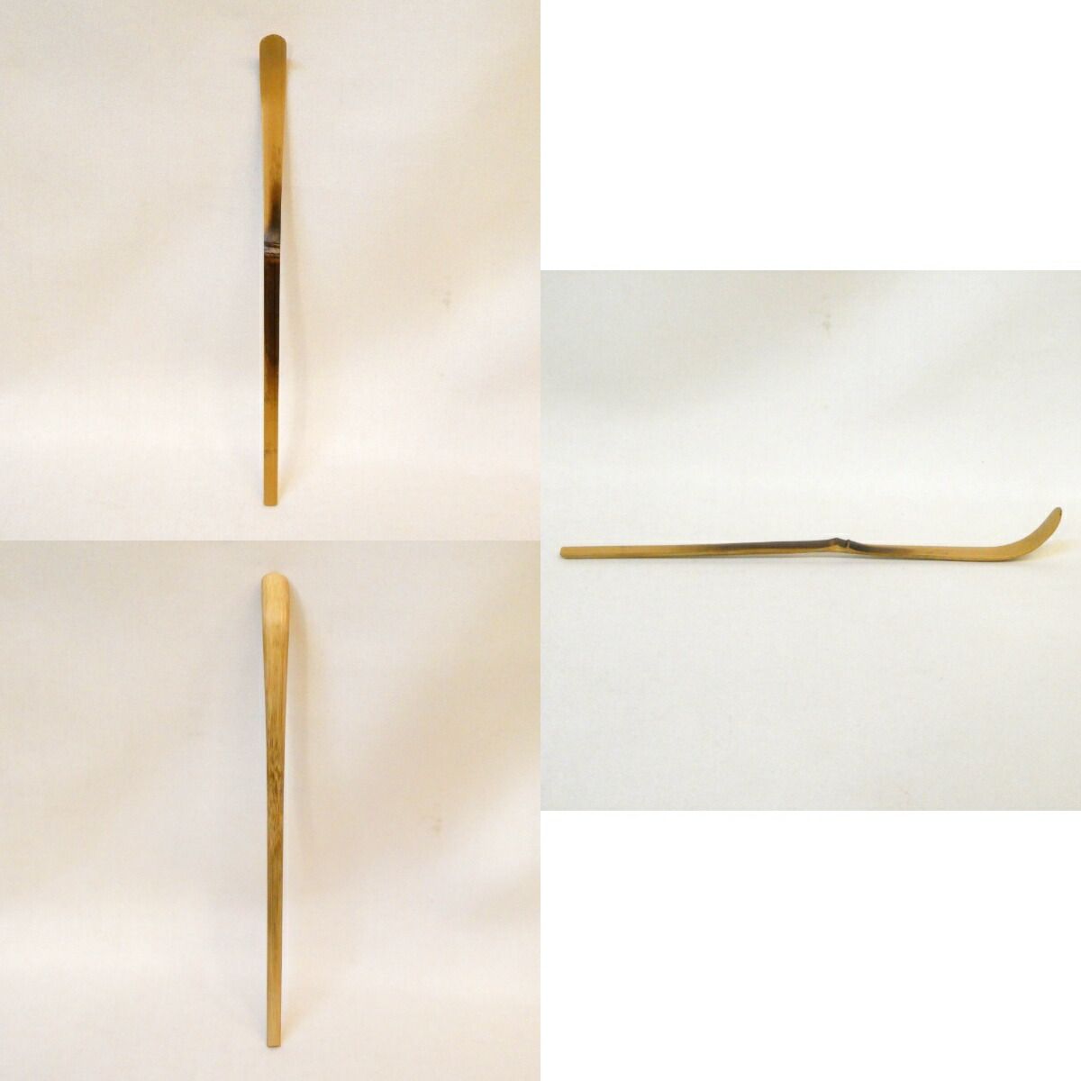 銘【苔清水】前大徳 宝林寺 福本積應和尚 浸竹茶杓 影林宗篤作 茶道具