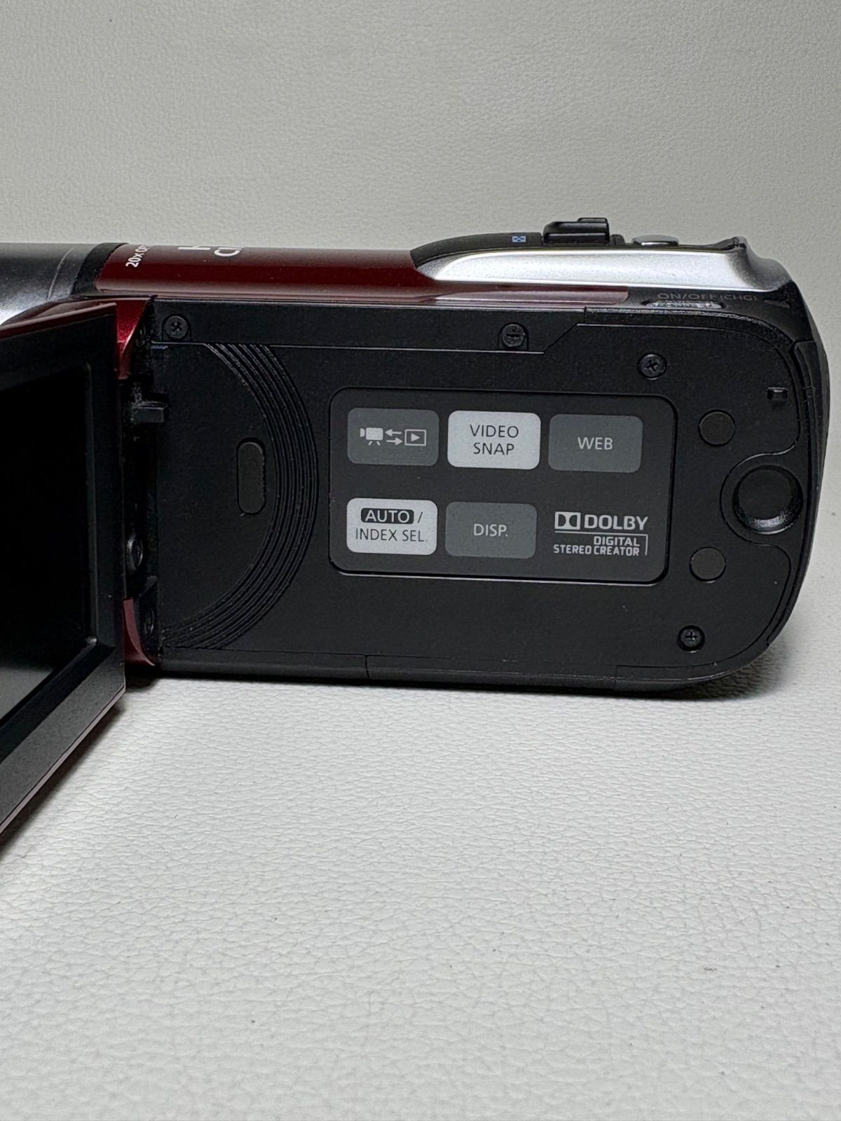 Canon フルハイビジョンビデオカメラ iVIS HF R10 レッド (内蔵メモリ