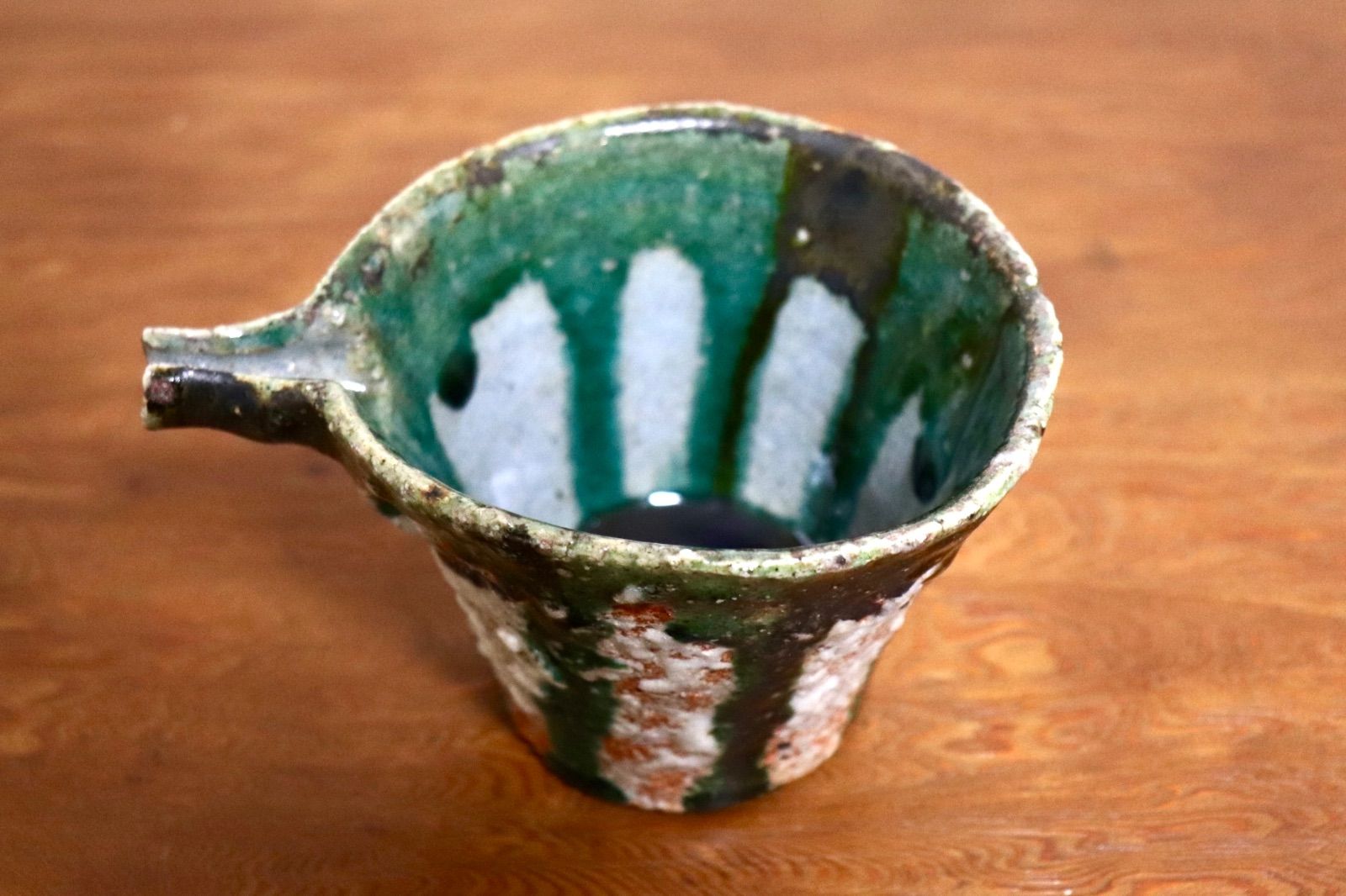 ○千代市陶房 清水万佐年 丹波焼 片口 陶器 丹波篠山 伝統工芸 ♥