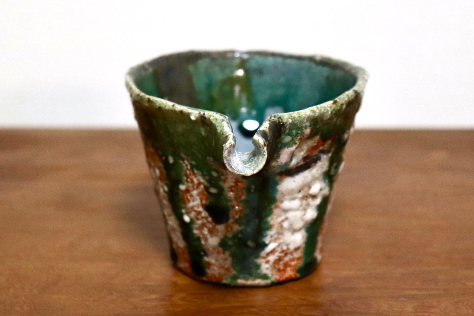  ○千代市陶房 清水万佐年 丹波焼 片口 陶器 丹波篠山 伝統工芸 ♥ 水差し ピッチャー デキャンタ キッチン 食器