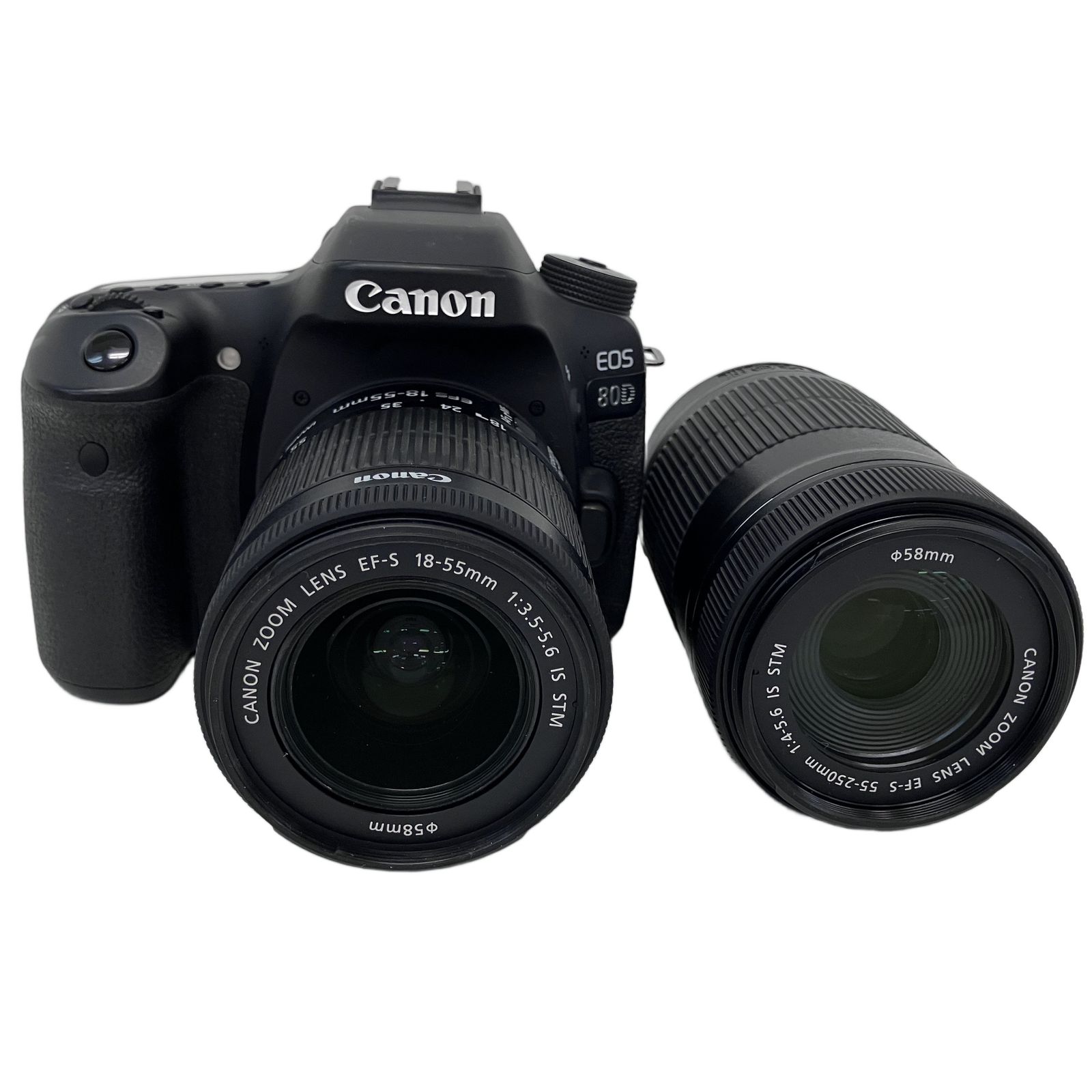 Canon キヤノン EOS 80D デジタル 一眼レフ EF-S 18-55mm F3.5-5.6 55