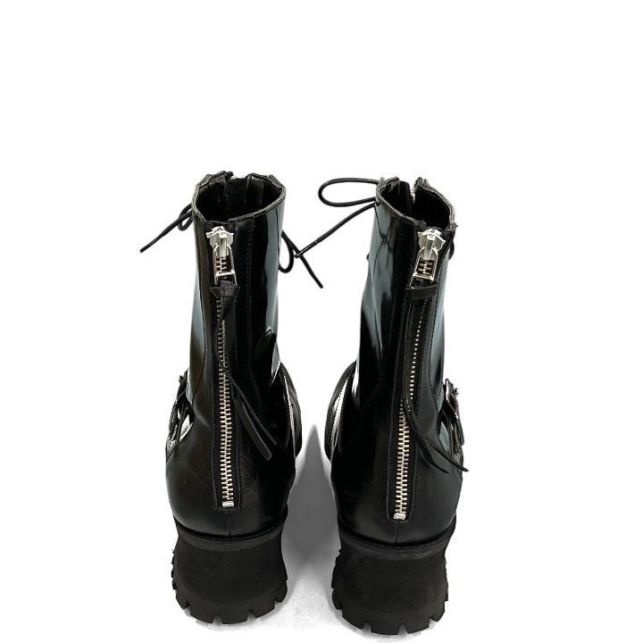 CIVARIZE シヴァーライズ レースアップ厚底ブーツ ジッパー