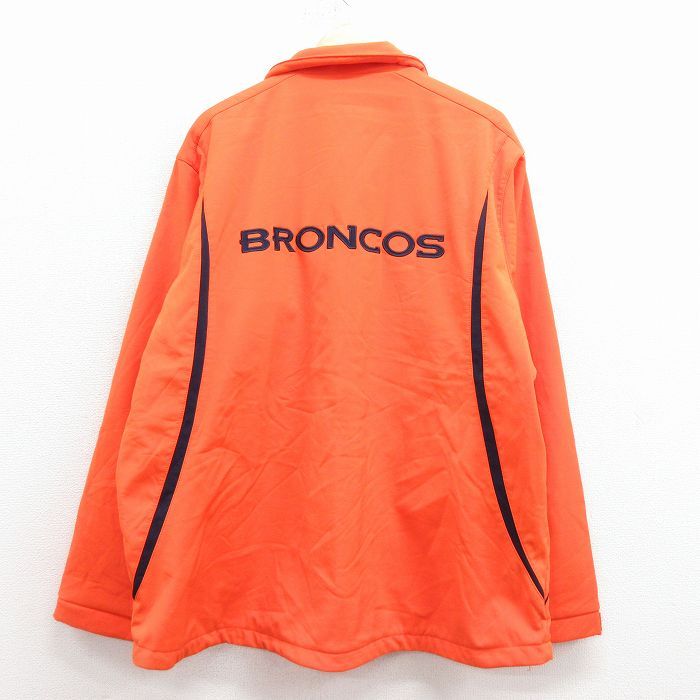 XL/古着 長袖 ジャケット メンズ NFL デンバーブロンコス 刺繍 大きい