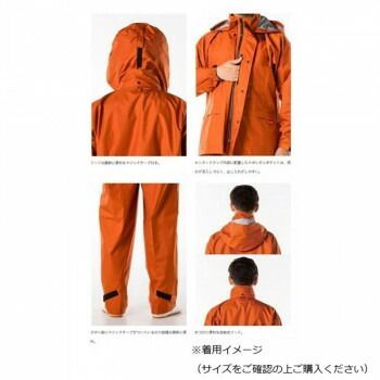 コヤナギ 透湿防水 レインウェア ニューグランドスラムレイン ♯8200 オレンジ 4 L
