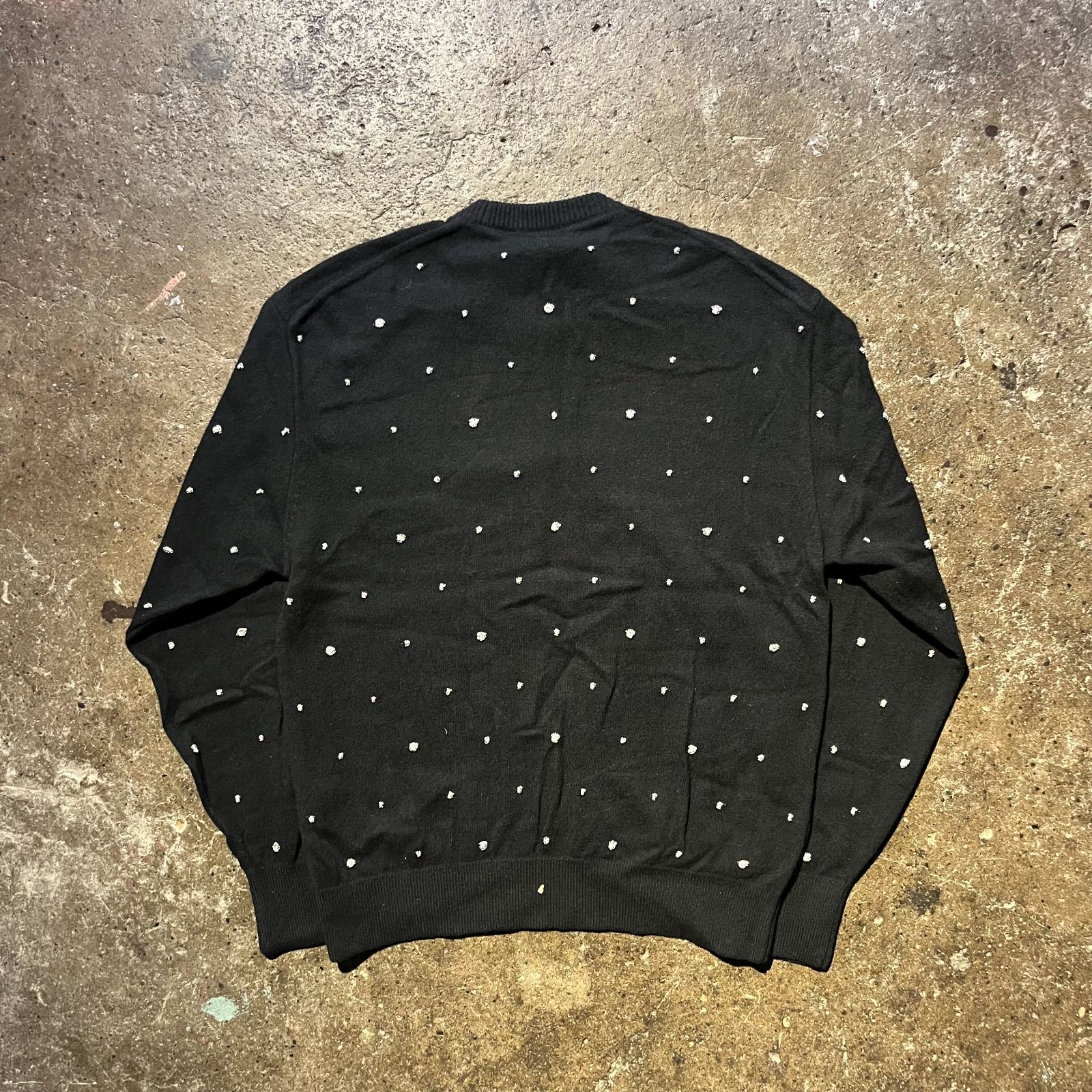 ssstein 24aw GLITTER DOTS CREW NECK LS S シュタイン 2024aw ドット 