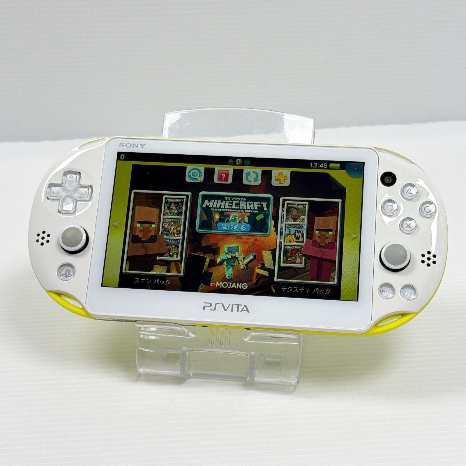極美品 PSVITA PCH 2000 ライムグリーン ホワイト PlayStation Vita 