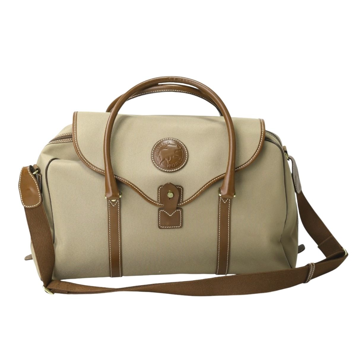 ハンティングワールド ラバーロゴ 旅行かばん 2way ボストンバッグ