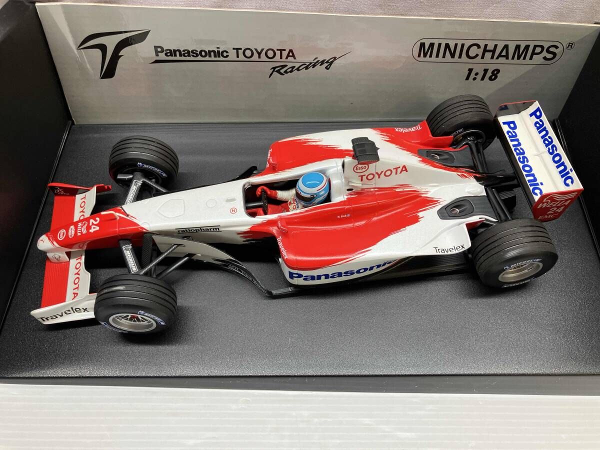 現状品 ミニチャンプス 1/18 Panasonic TOYOTA レーシング - メルカリ