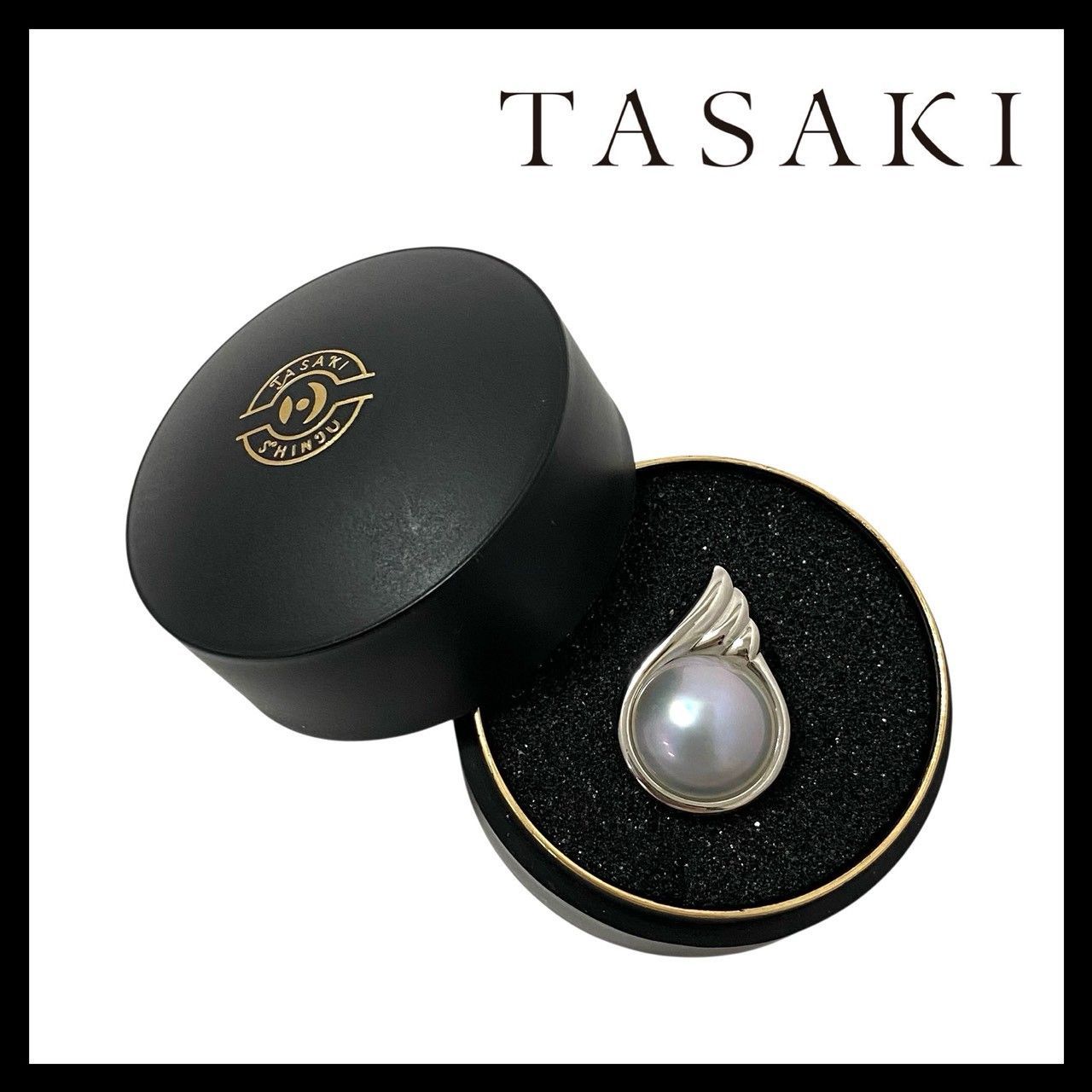 SU【TASAKI】ペンダントトップ マベパール 13mm SILVER/シルバー