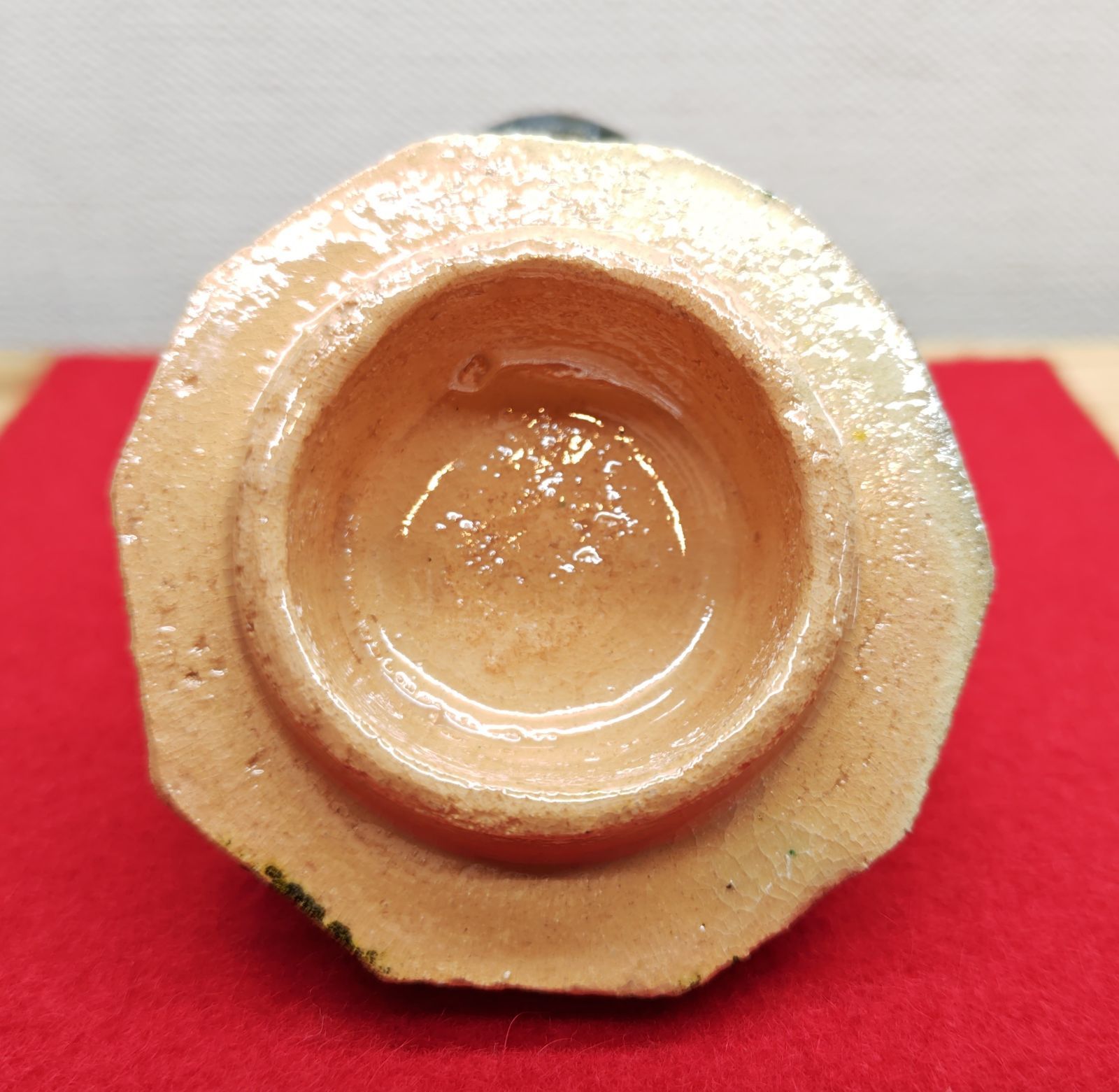 逢絢亭・新品】茶道具 香合 楽焼 赤楽 乾山 槍梅の図 佐々木昭楽 共