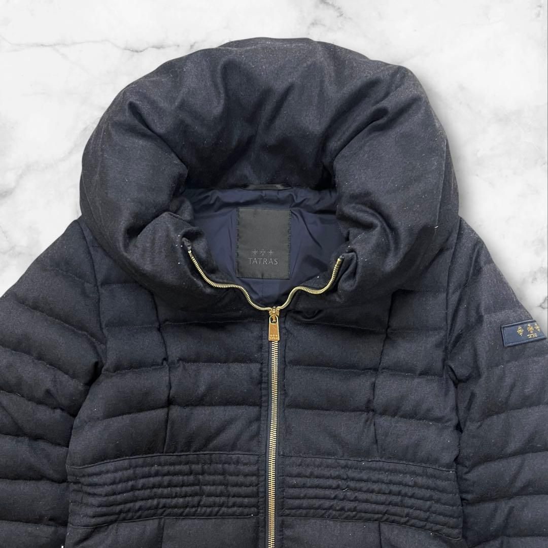 美品】タトラス NOBLE別注 ロングダウン ネイビー 02 ダウン90% - メルカリ