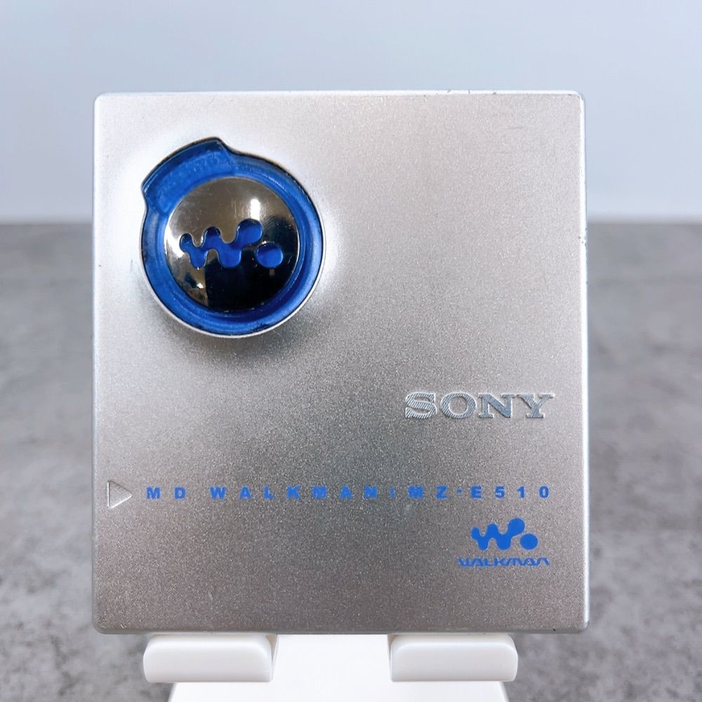 H-685 SONY MDウォークマン MZ-E510 シルバー ジャンク品 本体＋純正