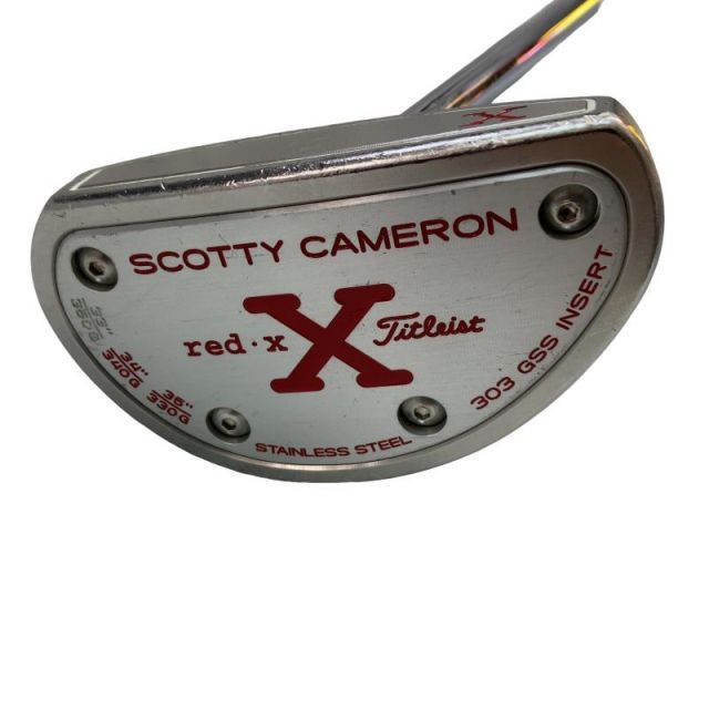 中古】 タイトリスト SCOTTY CAMERON RED X 33インチ パター PT