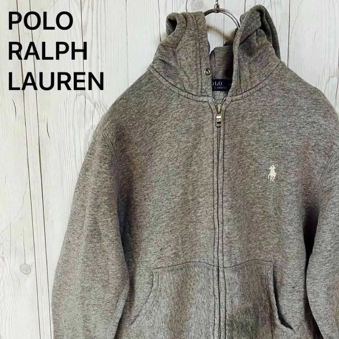 現行タグ 人気色 グレー POLO RALPH LAUREN ポロラルフローレン ジップ