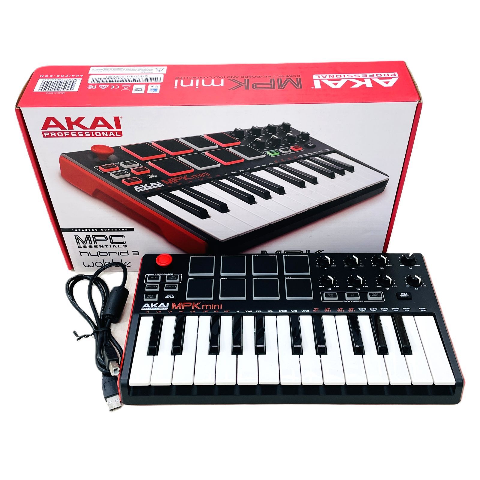 作動確認済】AKAI アカイプロフェッショナル キーボードコントローラー