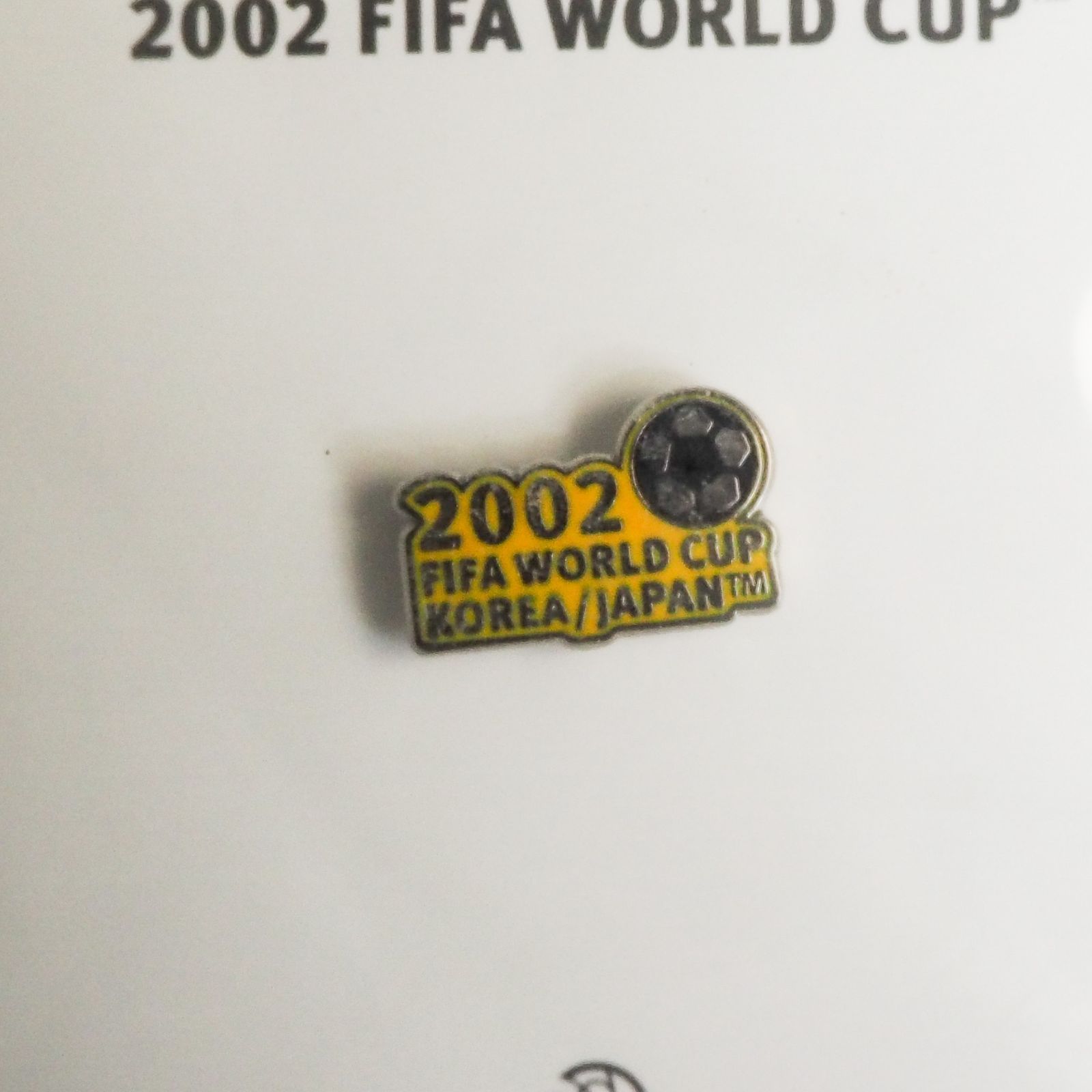 K347 未開封品 公式 FIFA 日韓 ワールドカップ 2002 ピンバッジ セット 