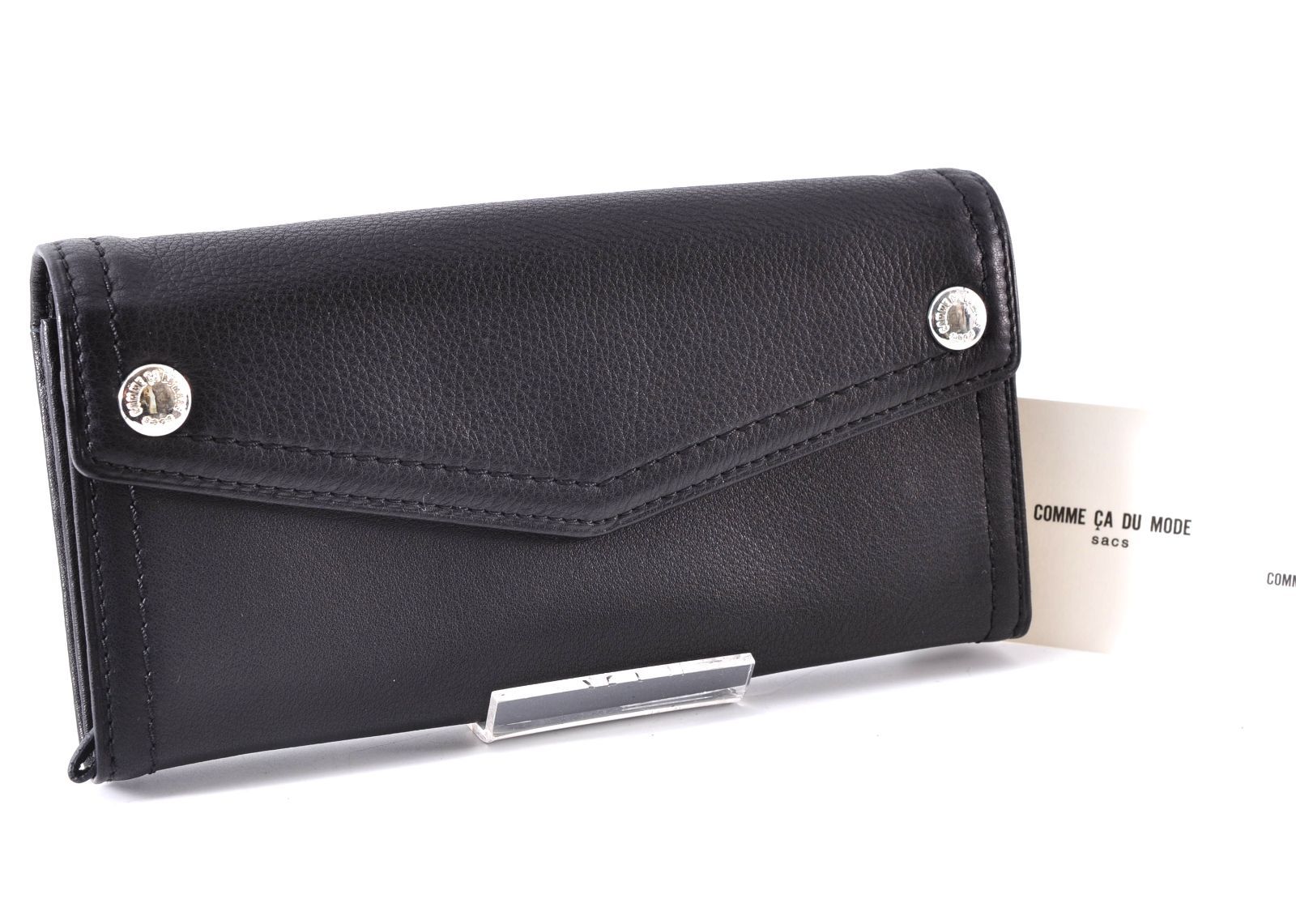 未使用 COMME CA ISM コムサイズム Long Wallet 長財布 Black ブラック 黒 Men's メンズ