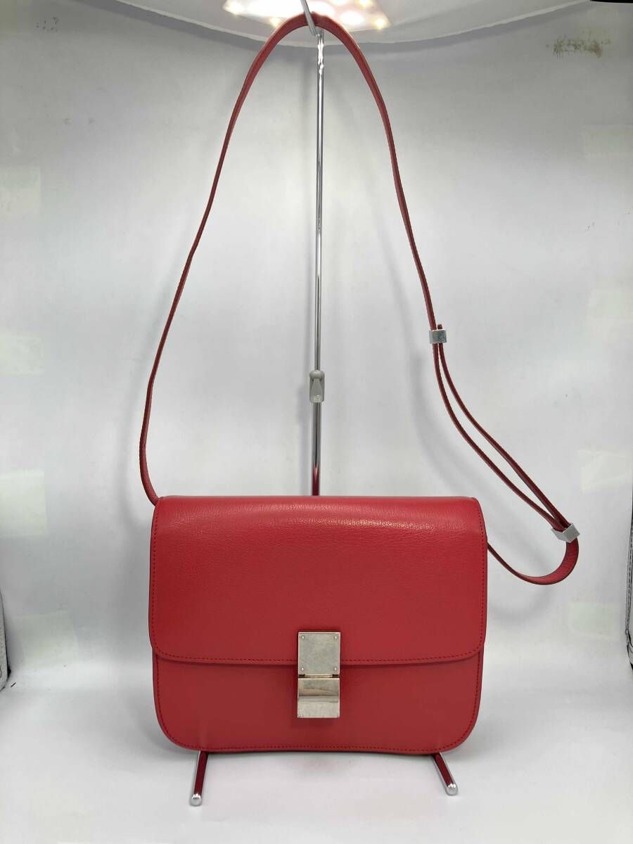 ピンク CELINE クラシックボックス フィービー期 F・CE・1147