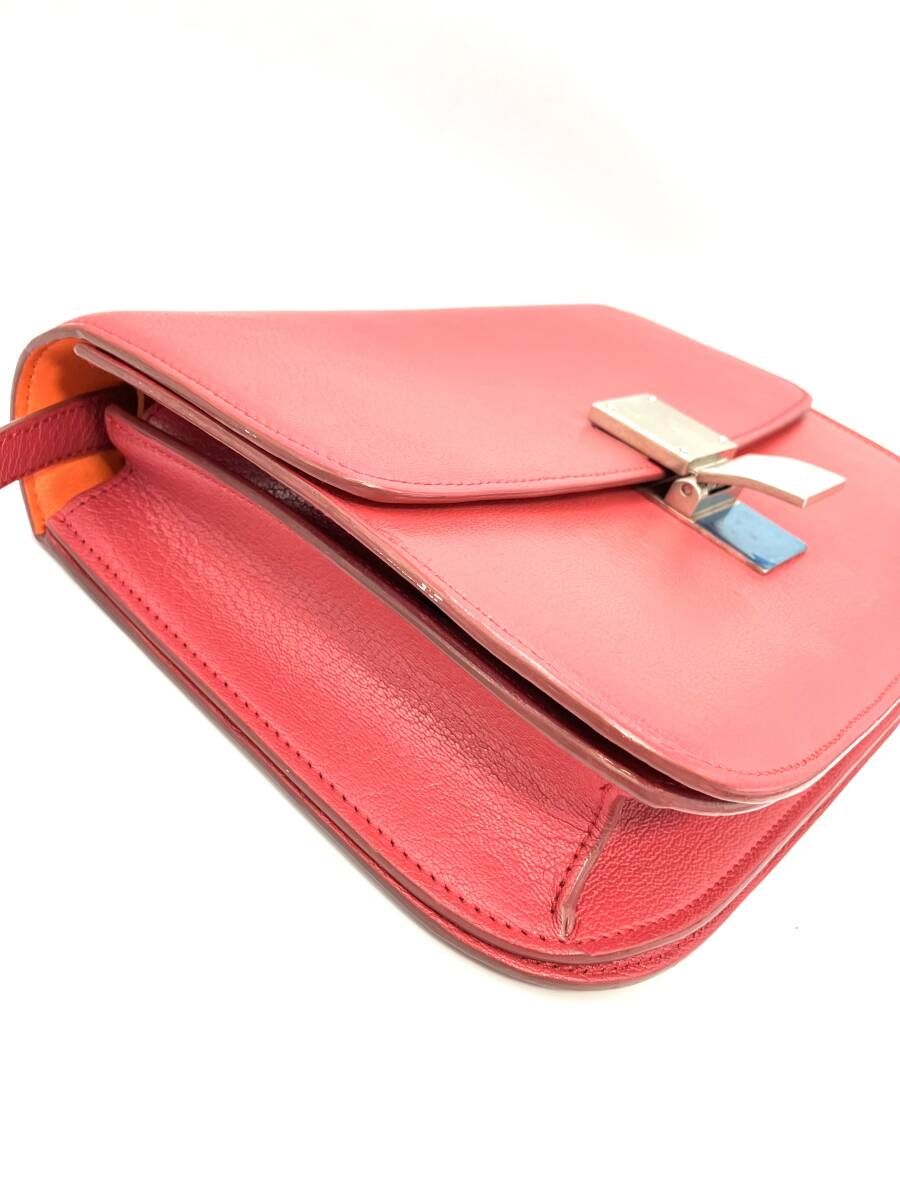 ピンク CELINE クラシックボックス フィービー期 F・CE・1147