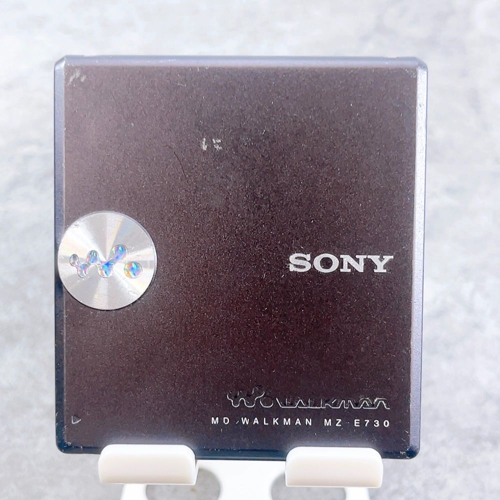 H-684 SONY MD WALKMAN MZ-E730 ブラウン系 ジャンク品 ポータブルMD