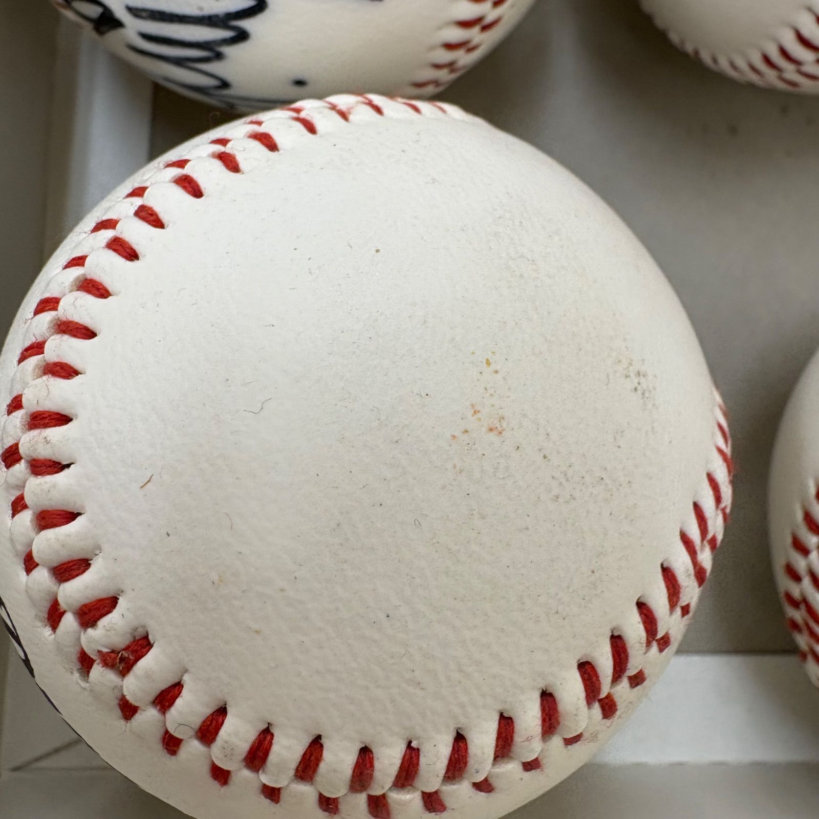 K4639☆中日ドラゴンズ 直筆あり サインボール12球 田尾 小松 谷沢