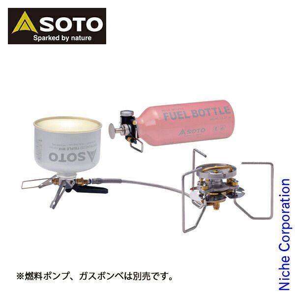 【新品】 SOTO(ソト) ストームブレイカー SOD-374 アウトドア 1バーナー キャンプ ガソリンストーブ ガスストーブ シングルバーナー OD缶