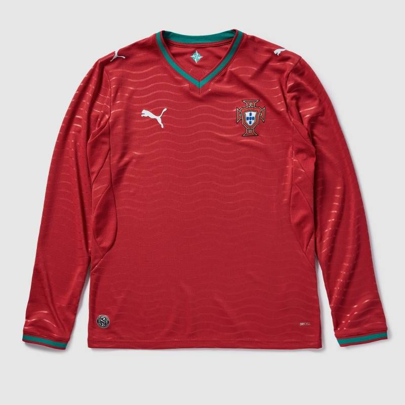 【送料無料・匿名配送】PUMA プーマ ポルトガル代表 2026 ホーム ユニフォーム 長袖 赤 並行輸入 新品 正規品 2026W杯