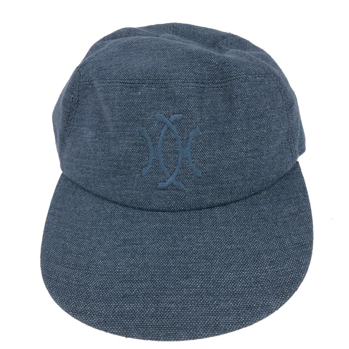 MOTSCH HERMES モッチ エルメス キャップ リネン/Sスタンプ ネイビー