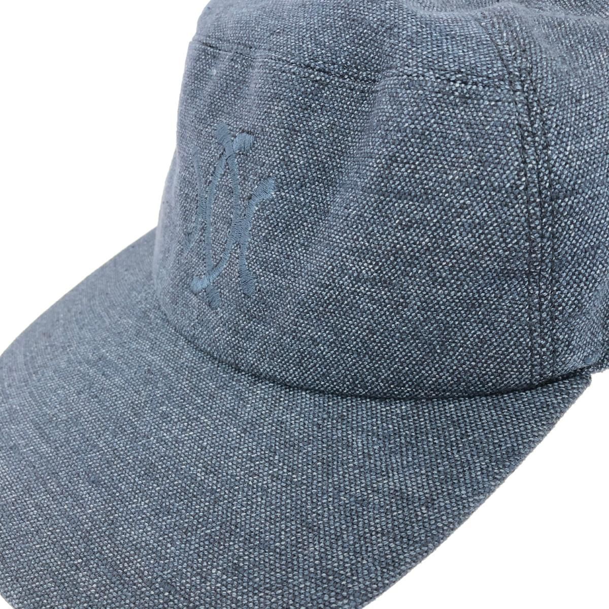 MOTSCH HERMES モッチ エルメス キャップ リネン/Sスタンプ ネイビー