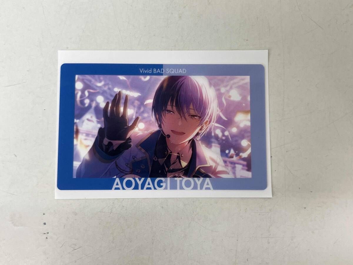 現状品 プロセカ あんスタ コラボ エピカ 青柳冬弥 2枚セット 箔押し